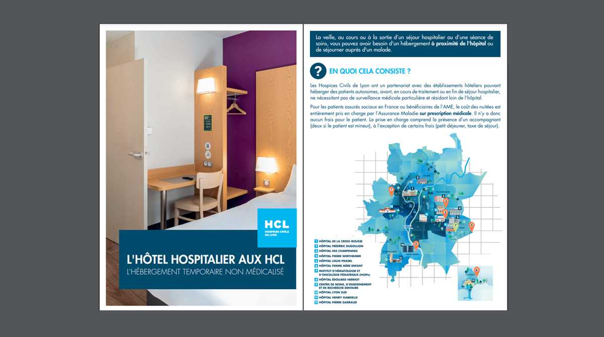 Aperçu plaquette hotel hospitalier